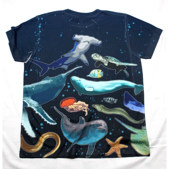 Key Largo Youth Large Marine Life Sublimation Tee - Picture 8 of 9